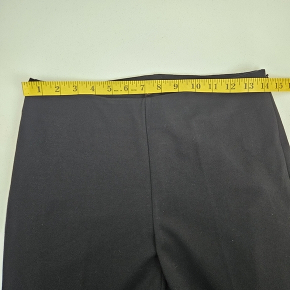 J. McLaughlin Black Wide Leg Side Zip Dress Pants 4 - Picture 9 of 13